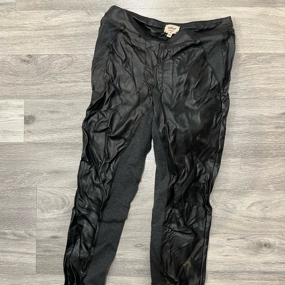 WILFRED VEGAN LEATHER LEGGING